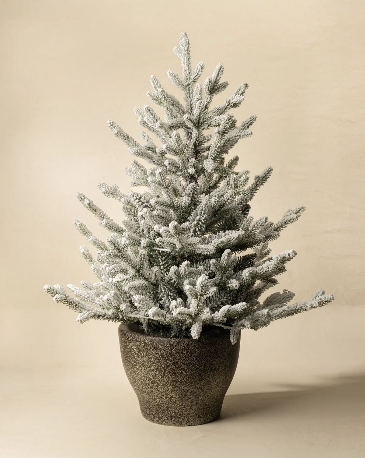 3' Snowy Norway Pre-Lit Potted Faux Tree | McGee & Co. (US)