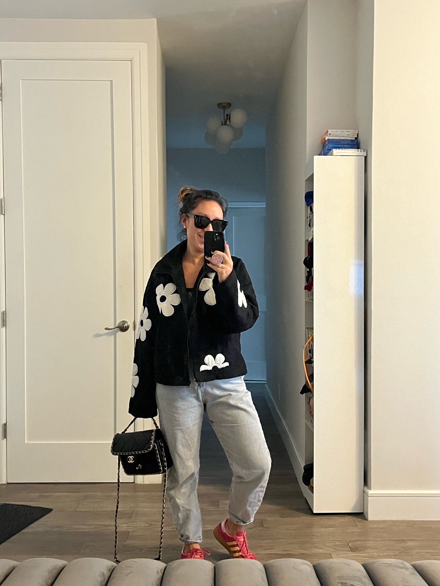 Fuzzy jacket. Good layering piece. The pile is lower than the brand name versions, but the look is good. Roomy fit. I’m wearing a small.

#LTKShoeCrush #LTKCyberWeek #LTKFindsUnder50