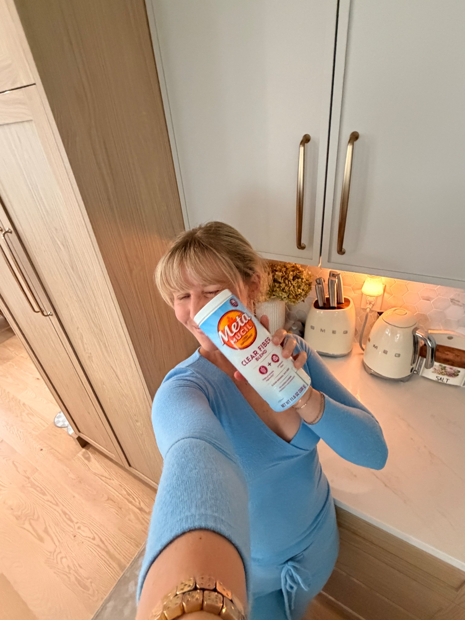 updated caption:

#ad me & @metamucil for life!!! #Metamucil_Partner 🧡 Fiber IS the NEW protein💪🏼 available to shop at @target #TargetPartner
@shop.ltk #liketkit *LTK link*
•
Diets low in saturated fat and cholesterol that include 7 grams of soluble fiber per day from psyllium husk, as in Metamucil, may reduce the risk of heart disease by lowering cholesterol.  One serving of Metamucil has 2.4 grams of this soluble fiber.