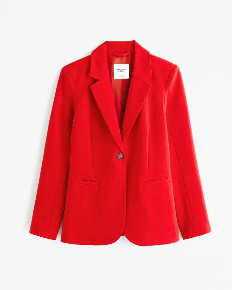 Nipped Waist Blazer | Abercrombie & Fitch (US)