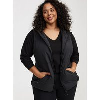 Hooded Puffer Vest in Black | Torrid (US & Canada)