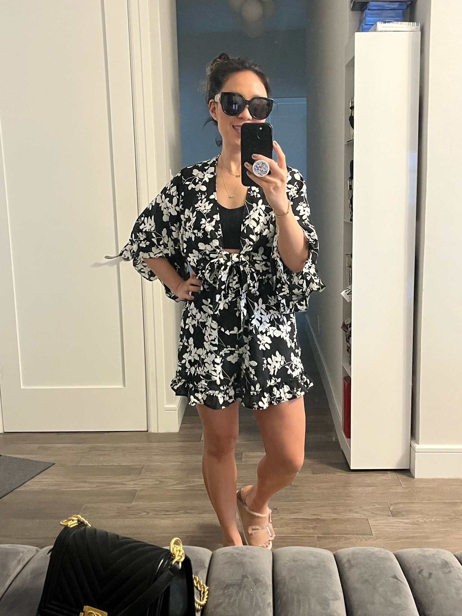 LOVE this one! Super easy to wear for anything! Beach party. Pool side. Weekend brunch. Night out. Tie front with elastic waist. Totally adjustable to what you need. Oversized. Wearing a small.

#LTKtravel #LTKswim #LTKunder50