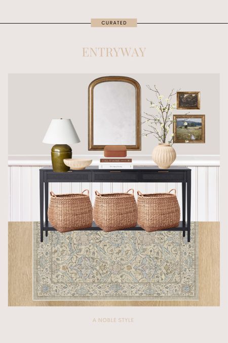 Entryway Styling With Black Console Table Mood Board

Entryway Styling Inspo Fluted Console, Front Entryway, Fluted Table, Wicker Lamp, Neutral Home Decor, Cottage Core, Studio McGee, Target Home, Target Find, Table Styling, Brass Mirror, Olive Tree, Spring Styling, Fall Styling, Mood Board, Curated

#LTKstyletip #LTKhome #LTKSeasonal