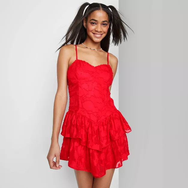 Women's Sleeveless Tiered Fit & Flare Dress - Wild Fable™ | Target