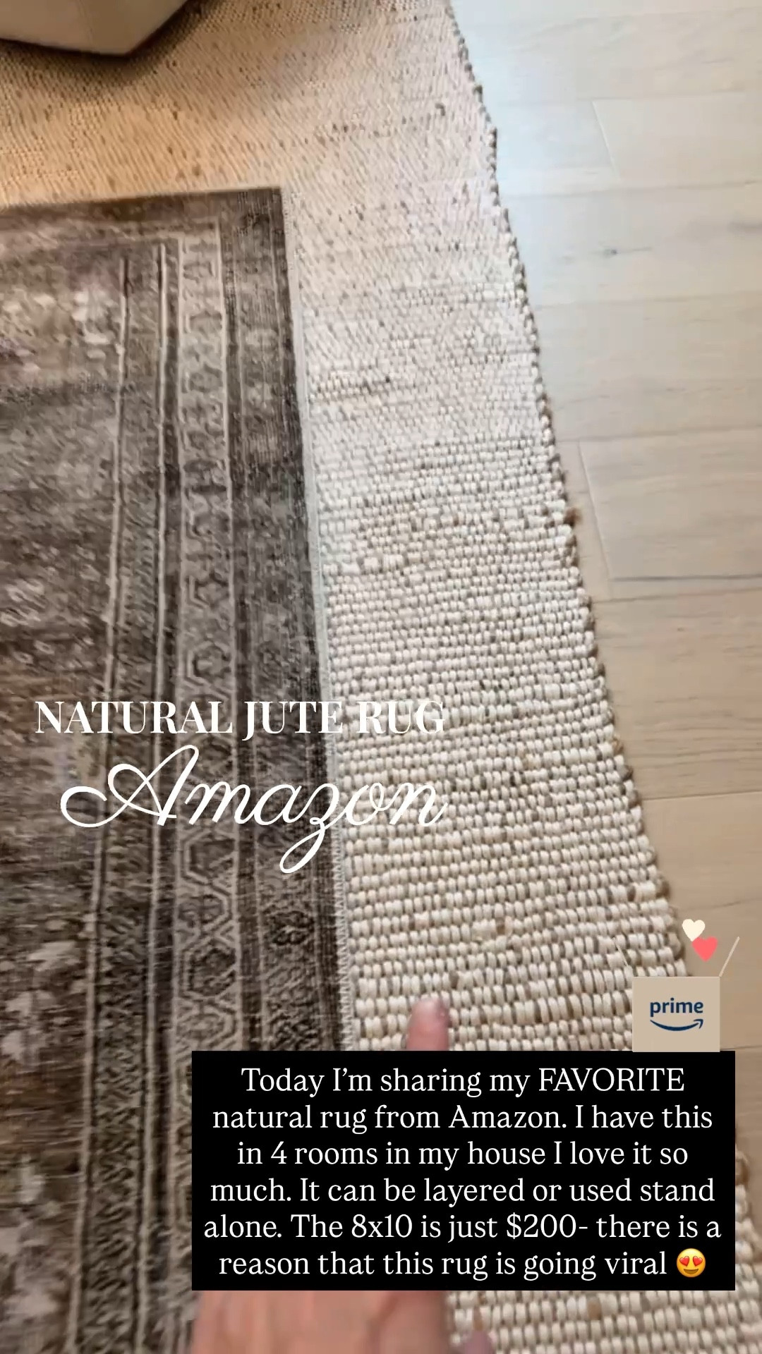 Absolutely LOVE this natural jute soft affordable rug from Amazon ✨ I have 4+ of these in my home! They’re perfect to stand alone or use for layering 👏🏻 The 8x10 is just $200!

#LTKStyleTip #LTKSaleAlert #LTKHome