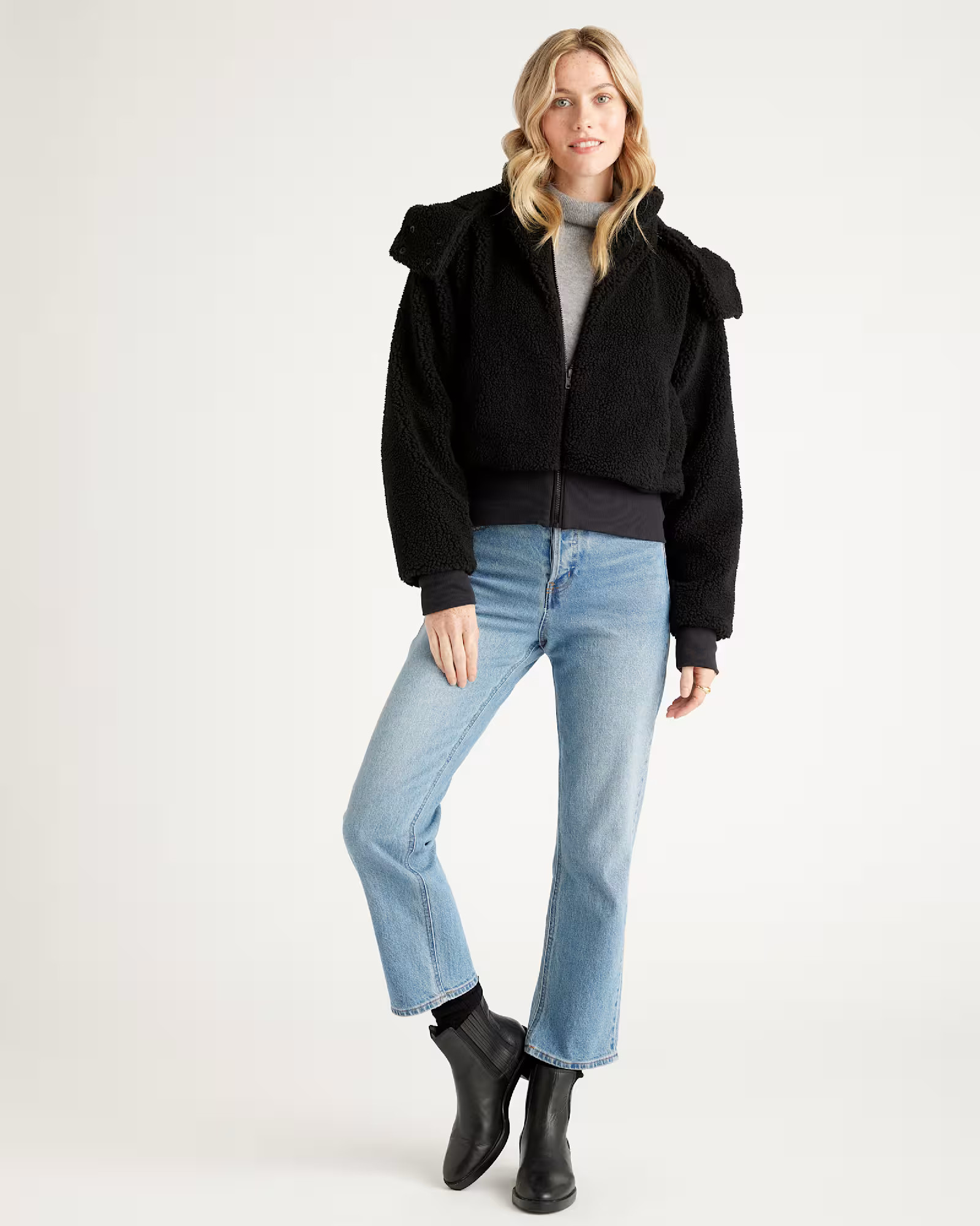 Hooded Sherpa Jacket | Quince