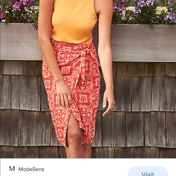 ann taylor tiled sarong pencil skirt | Poshmark