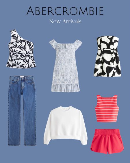Abercrombie New Arrivals - I’m loving the black and white print along with the red athletic wear. All 20% off for their Memorial Day sale 

#LTKSaleAlert #LTKStyleTip #LTKActive