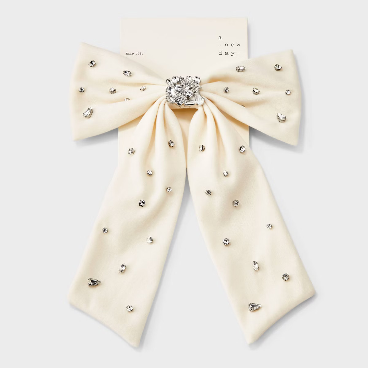 Gemstone Hair Bow Barrette - A New Day™ | Target