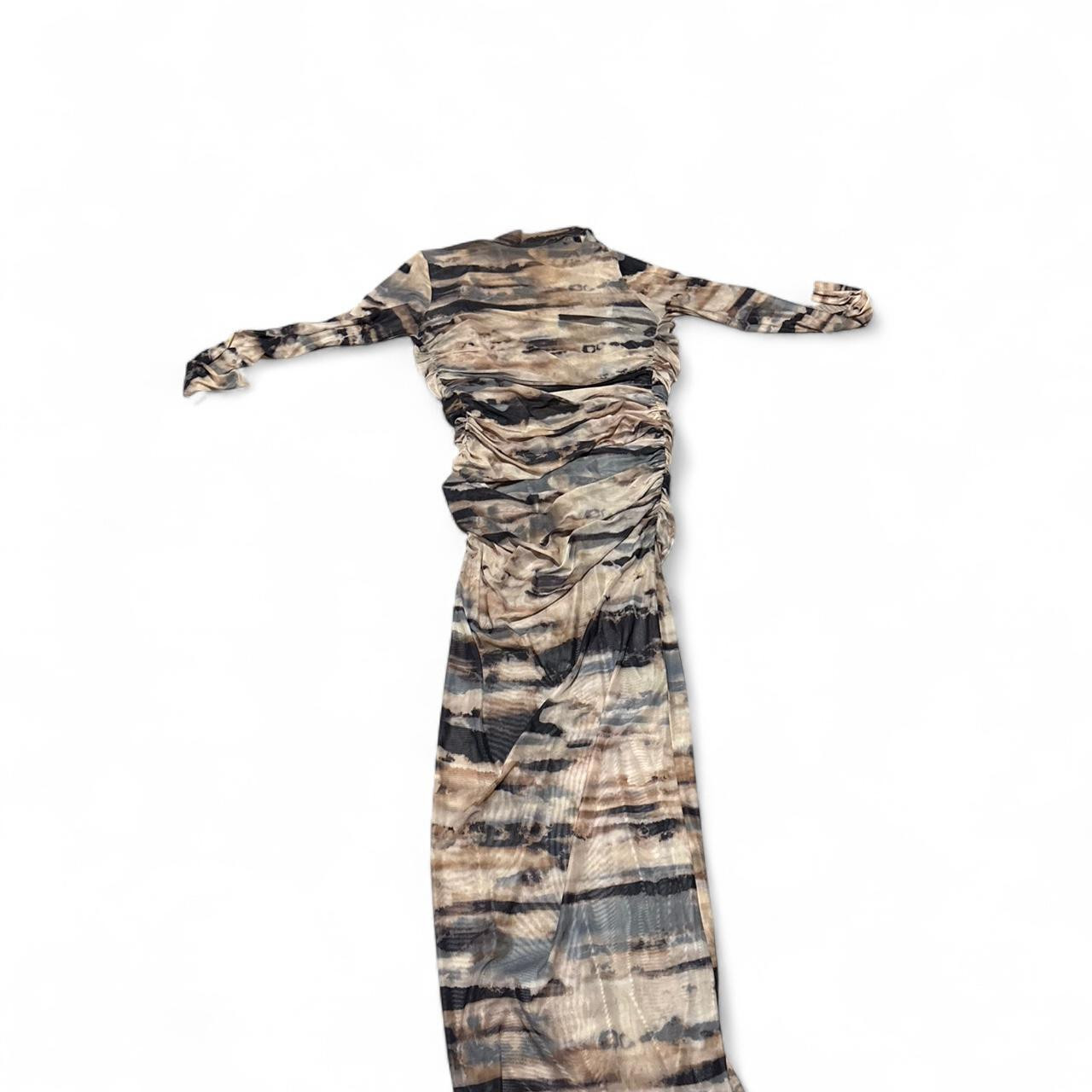 Fashion Nova Women's Bodycon Dress - Multi/Brown - XL | Depop US
