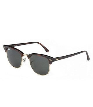 Ray-Ban Clubmaster® Classic UV Protection Tortoise Square Sunglasses | Dillard's | Dillard's