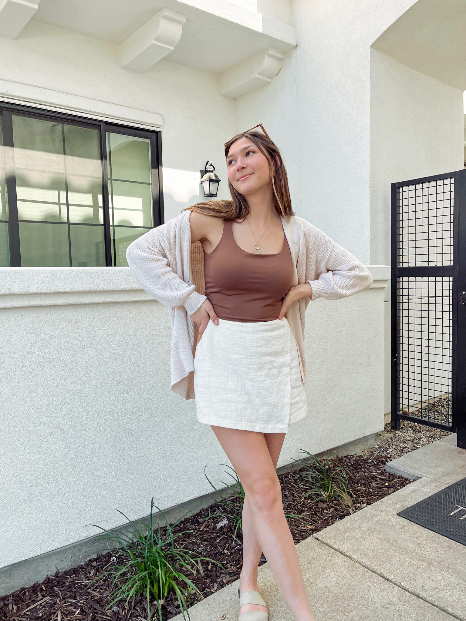 White skirt, girly outfit, spring skirt, Easter outfit, neutral outfit 

#LTKFind #LTKstyletip #LTKfit