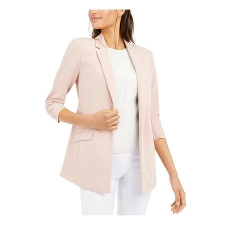 INC Womens Pink Blazer Jacket Size M | Walmart (US)