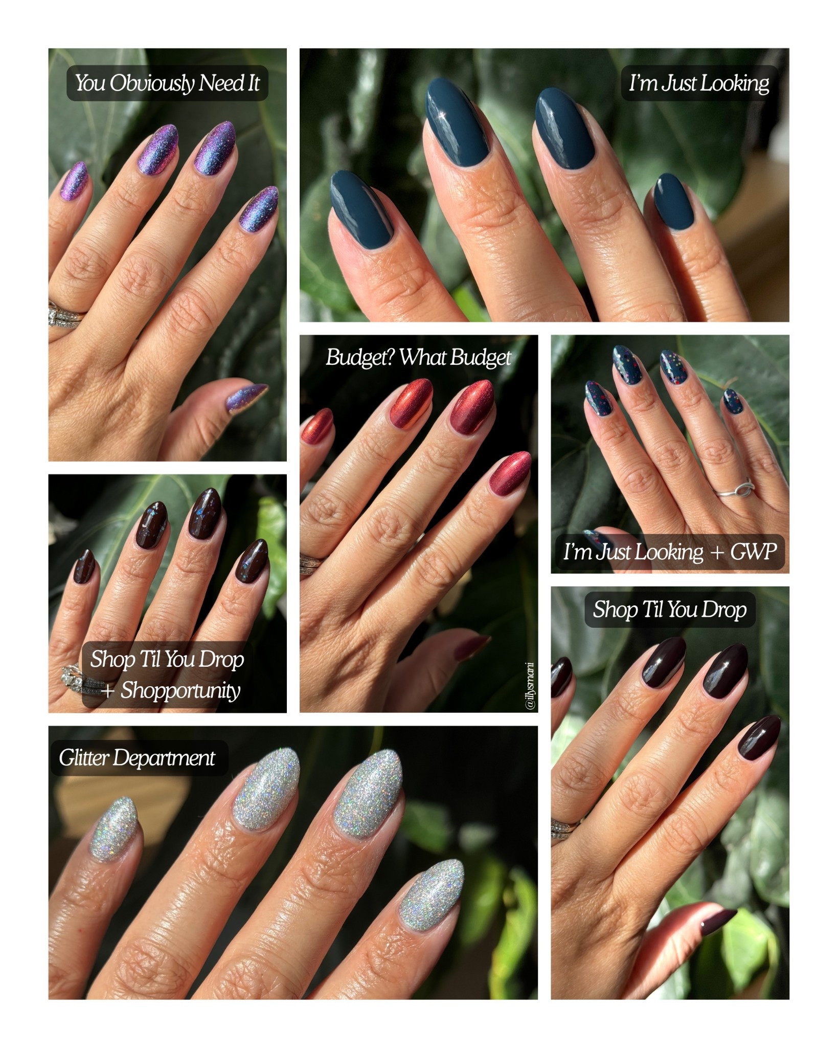 Your next holiday mani can be found in this collection! Olive & Junes winter collection is here and it’s going to elevate your at home mani so much with these incredible finishes. We have a holo glitter, duo chrome, packed flaky holo. The ultra vampy shade is stunning as well! 

Use code: SALE25 to save during the O&J Cyber Sale

#LTKBeauty #LTKHoliday #LTKCyberWeek