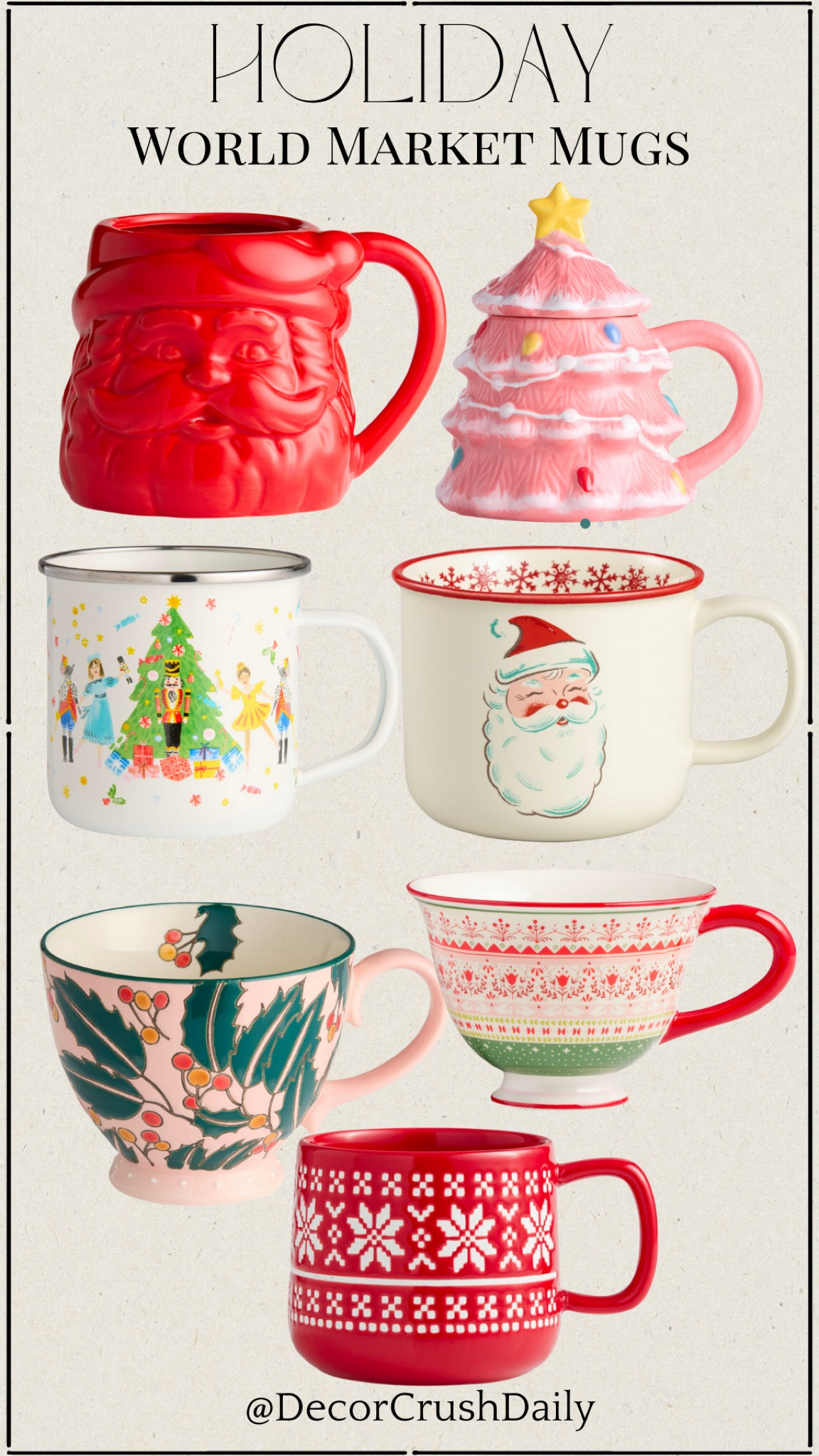 World Market Holiday Mugs under $20

#LTKHoliday #LTKSeasonal #LTKGiftGuide