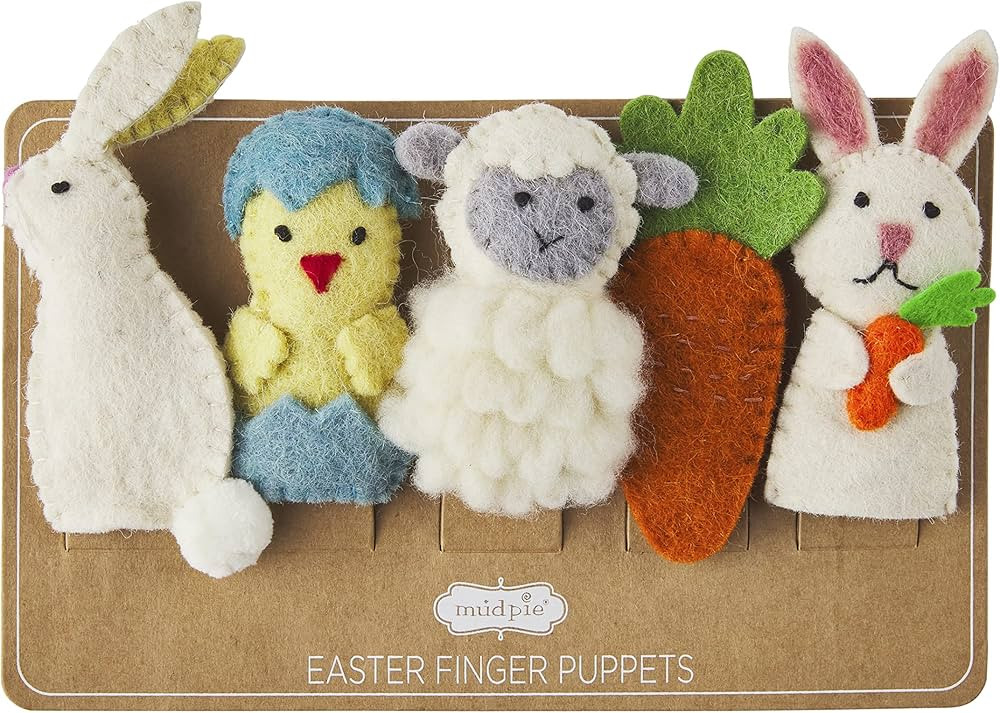 Mud Pie Children's Easter Finger Puppets | Amazon (US)