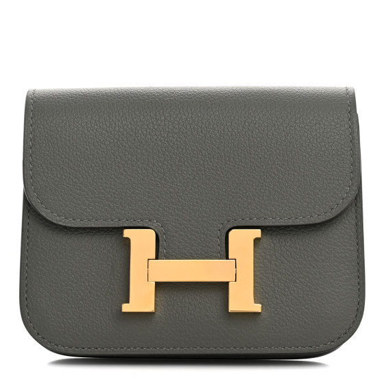 Evercolor Constance Slim Wallet Gris Meyer | FASHIONPHILE (US)