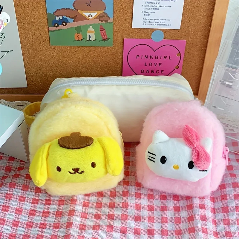 Creative Gift Plush Fabric Wallet Cute Silly Cute Cartoon Small Animal Wallet Plush Earphone Girl... | Temu Affiliate Program