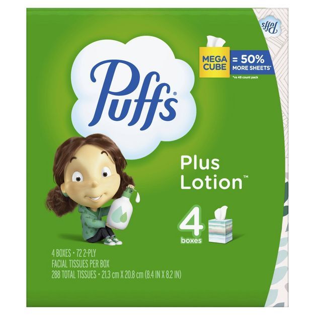 Puffs Plus Lotion Facial Tissue | Target