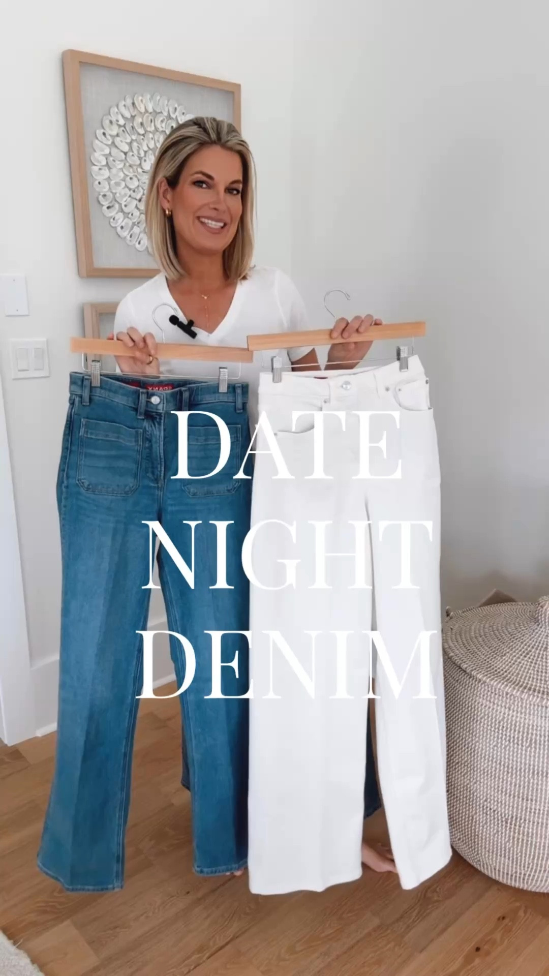 @Spanx date night denim! I am in small tall in both pairs. I am 5’11”. Small tops. Use my new customer discount code RACHELXSPANX for 15% off and free shipping.  #spanxpartner 

#LTKTall #LTKWorkwear #LTKSaleAlert