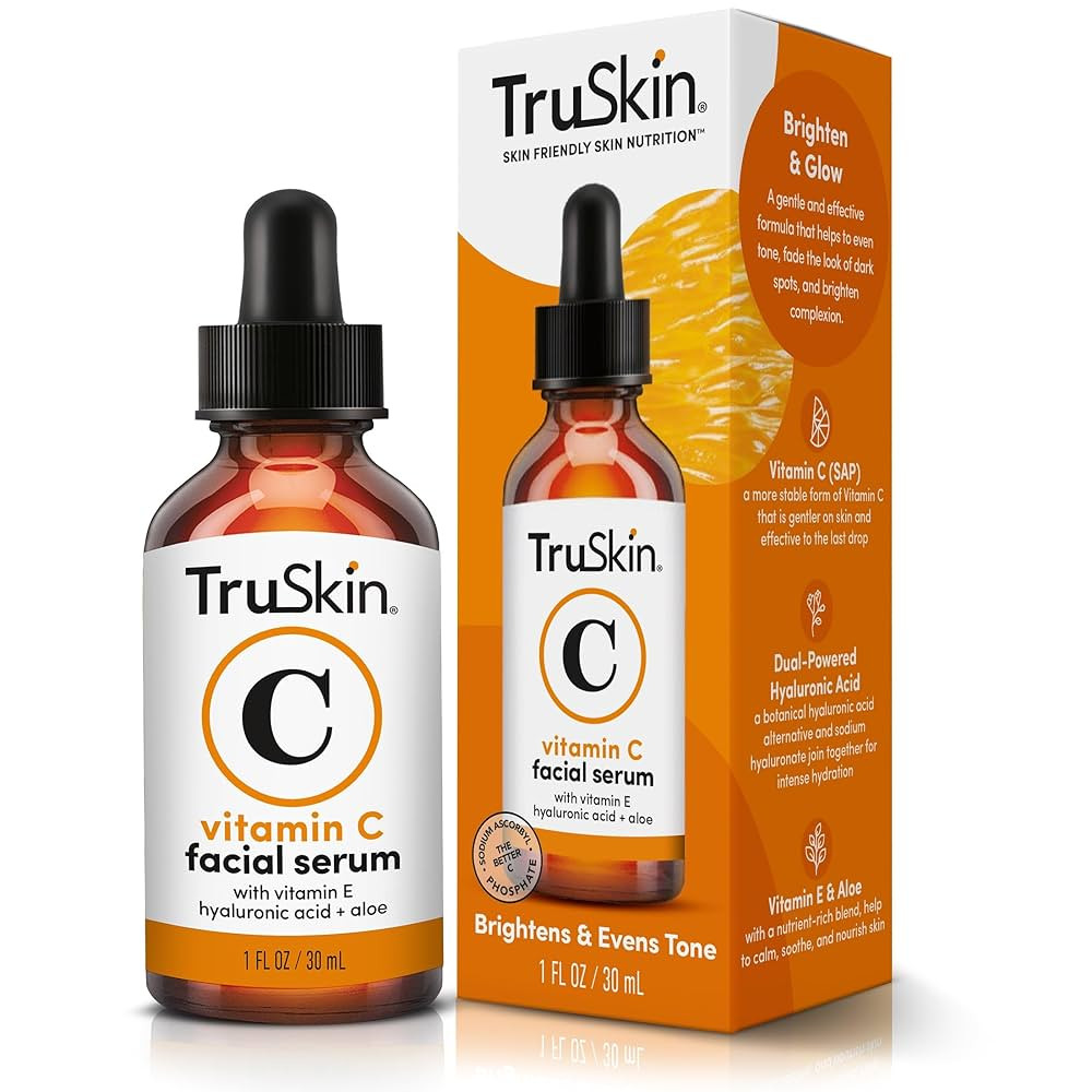 TruSkin Vitamin C Serum For Face – Anti Aging Formula with Vitamin C, Hyaluronic Acid, Vitamin ... | Amazon (US)