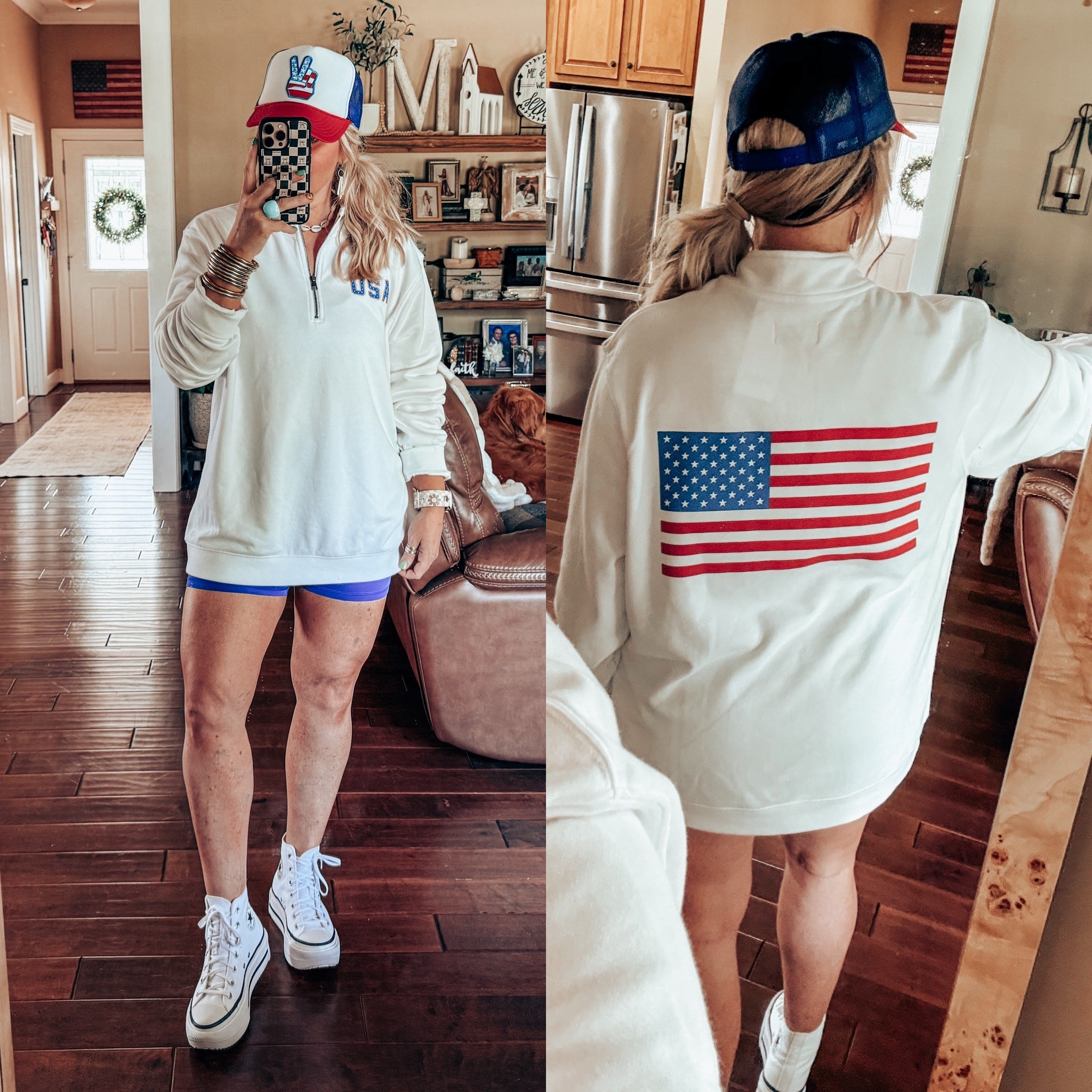 This mens sweatshirt is so cute and I love the oversized fit. I’m wearing a size large. 
Bike shirts - M
Shoes - I sized down 


#LTKOver40 #LTKFindsUnder50 #LTKStyleTip