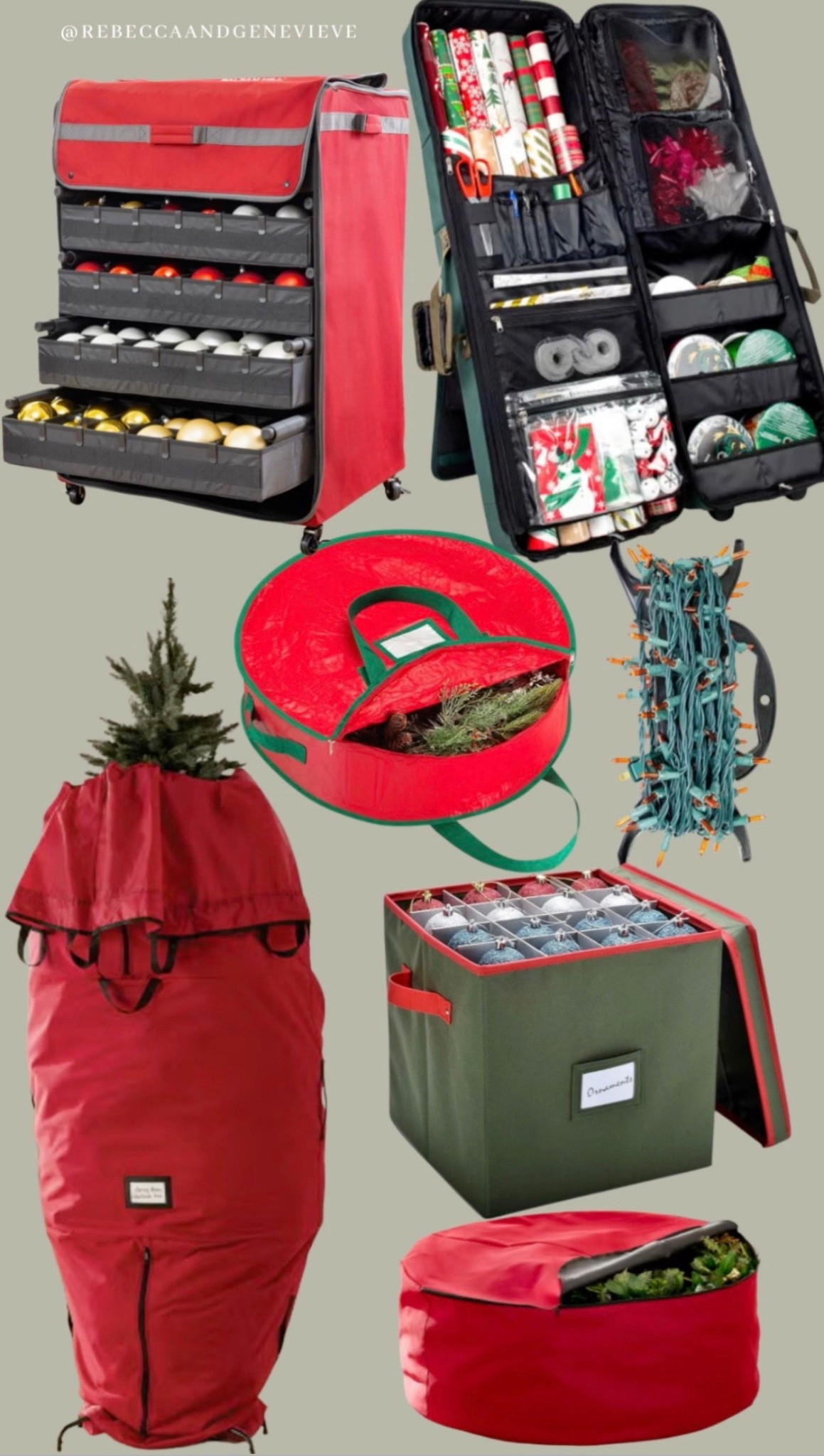 Christmas decor storage solutions 

#LTKHome #LTKFindsUnder50 #LTKHoliday