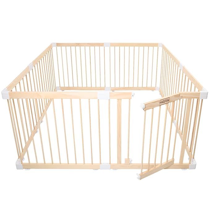 Baby Gate Playpen Baby Fence for Babies and Toddlers Baby Play Yards for Play Area (60x73x24 inch... | Amazon (US)