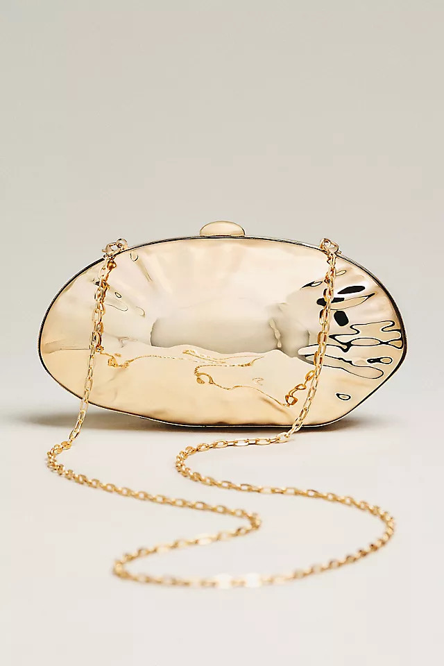 Hammered Seashell Clutch | Anthropologie (US)