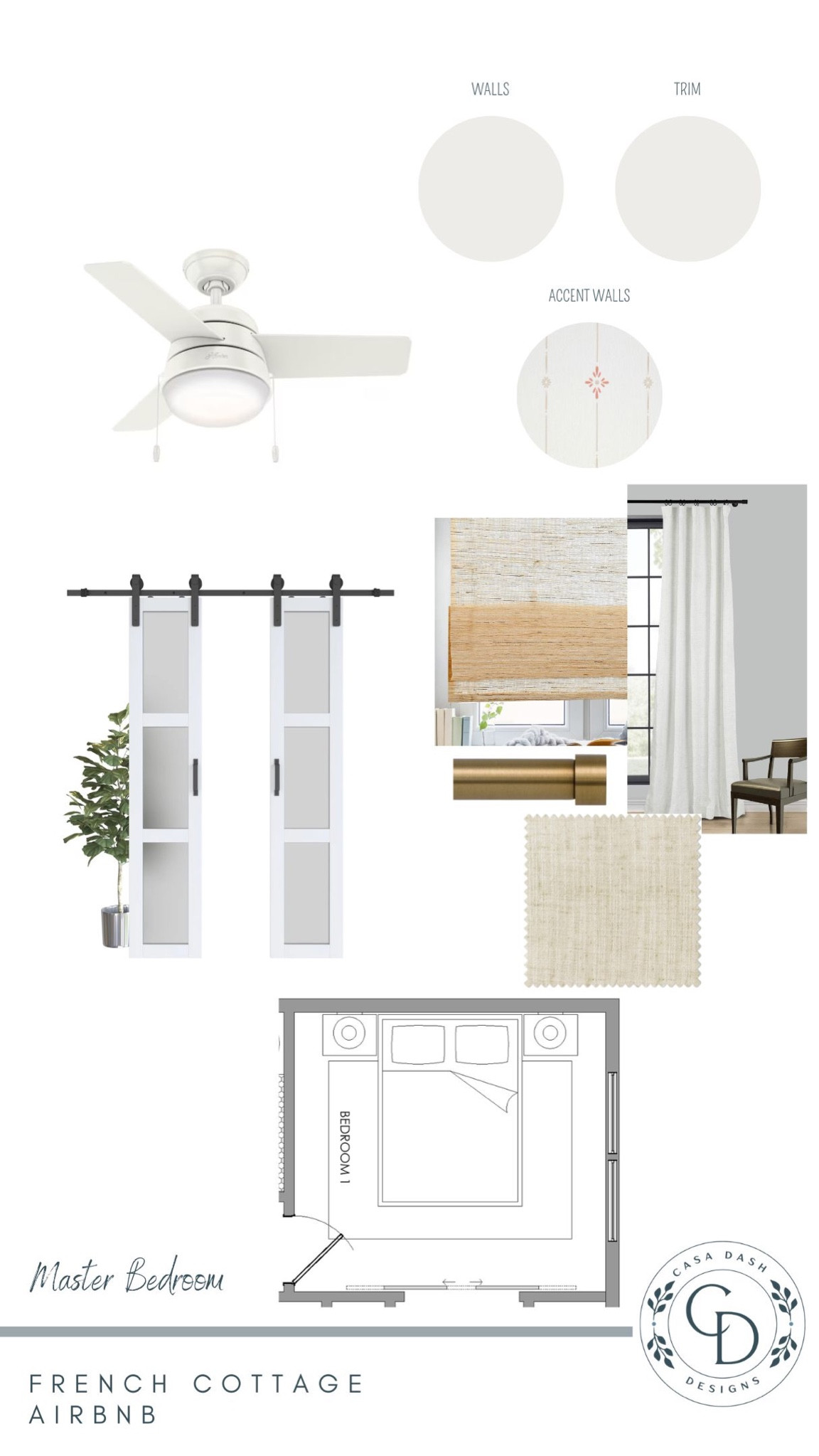 Master bedroom decor, bedroom decor, woven shades, French wallpaper, French decor, French cottage decor, barn doors, closet barn door 

#LTKhome #LTKBacktoSchool #LTKSeasonal