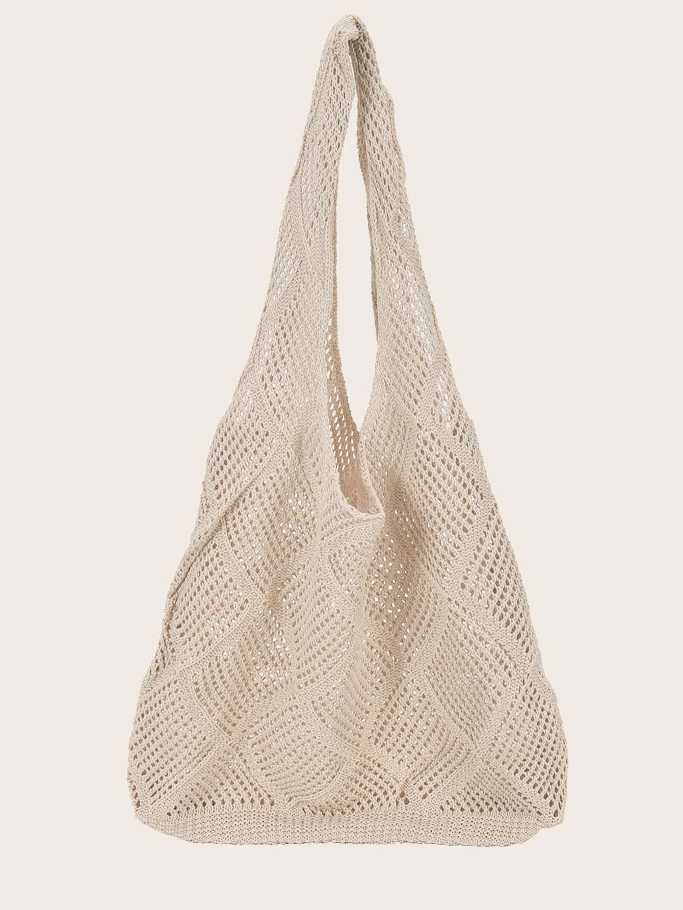 Knit Tote Bag | SHEIN