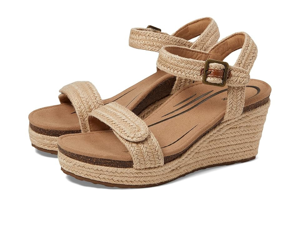 Aetrex Sydney Women's Wedge Shoes Natural : EU 40 (US Women's 9-9.5) M (B), Suede | Zappos