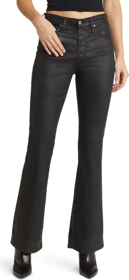 Farrah Coated High Waist Bootcut Jeans | Nordstrom