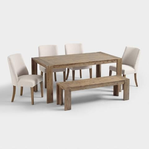 Natural Wood Finn Dining Collection | World Market