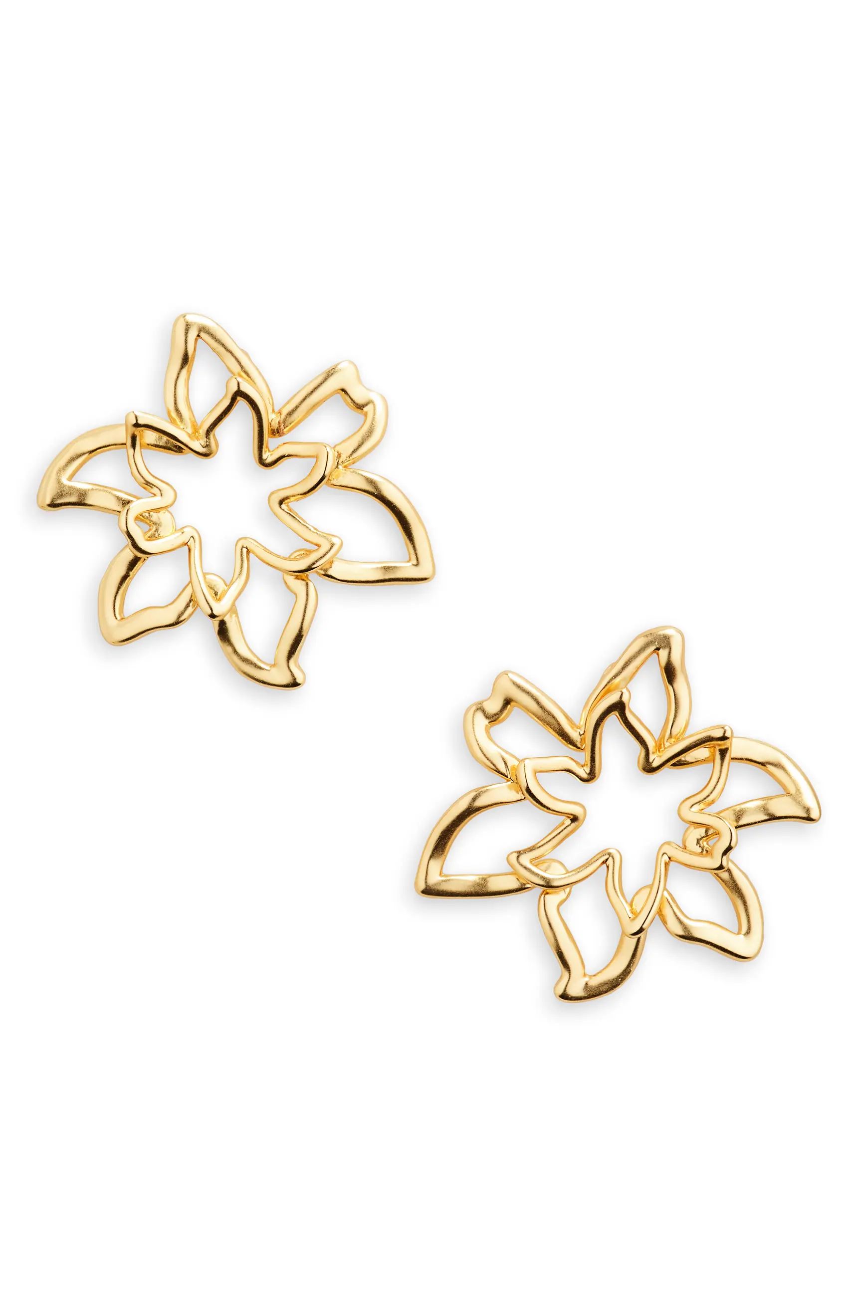Wire Flower Stud Earrings | Nordstrom