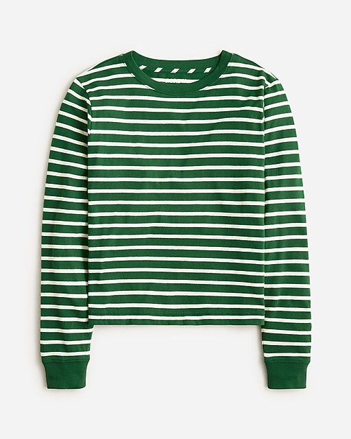 Vintage jersey long-sleeve T-shirt in stripe | J. Crew US