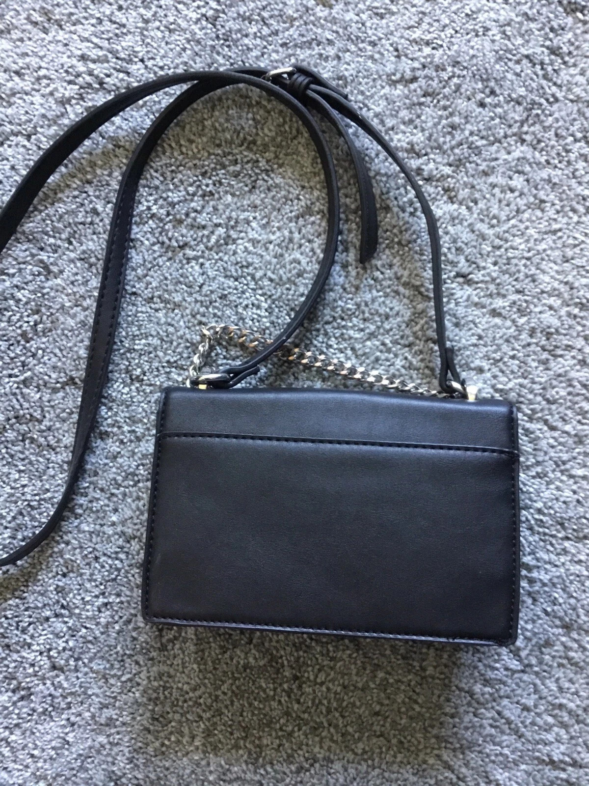 Nine West Small Black Handbag With Strap And Chain  | eBay | eBay US