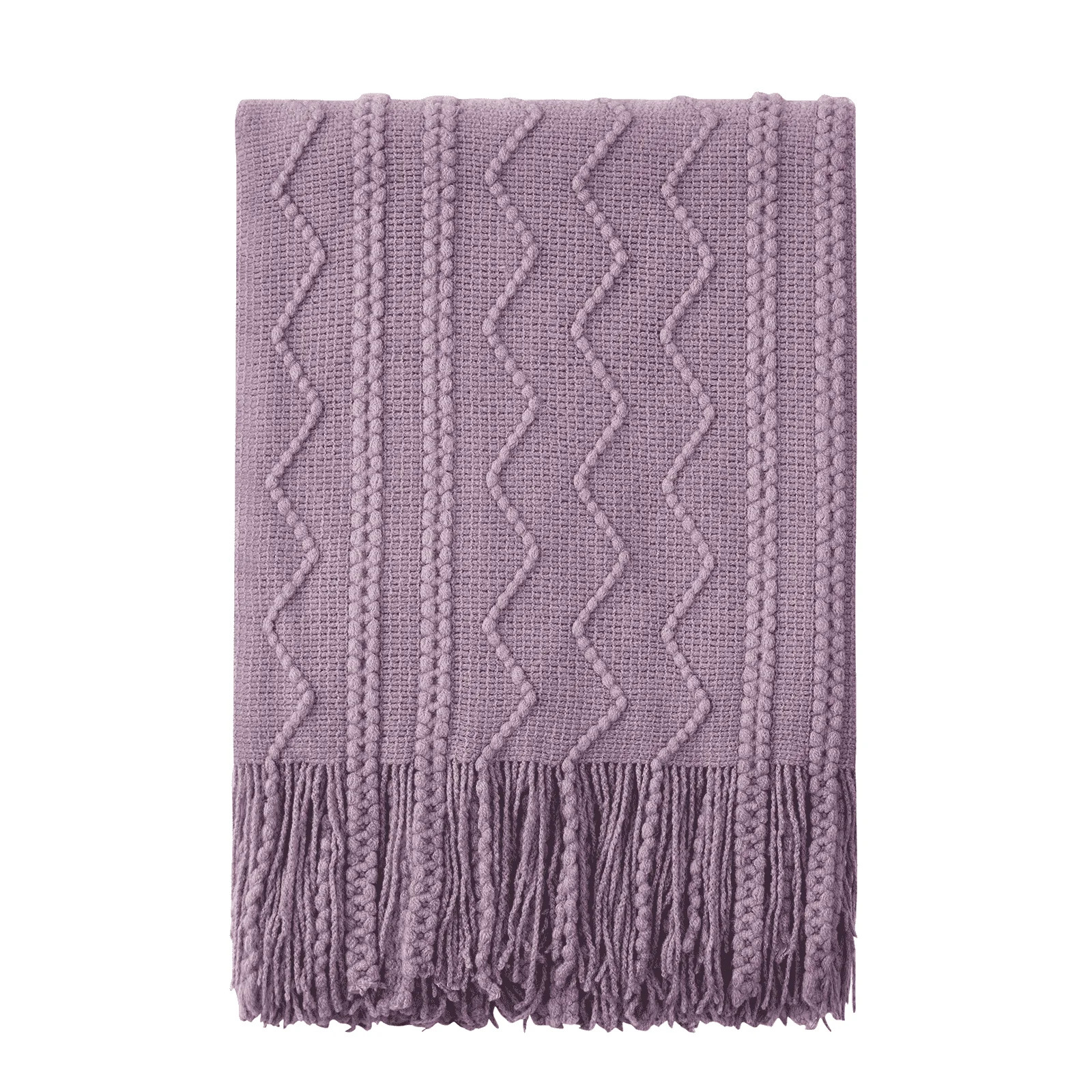 Bourina Rhombus Light Lavender Throw Blanket for Couch, Suitable for Adult, Soft and Lightweight, 50"⨉60" - Walmart.com | Walmart (US)