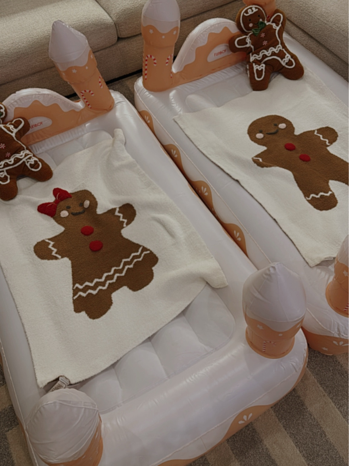 Kids gingerbread movie night. Christmas movie night. Kids Christmas gift. Kids blowup bed. Gingerbread. Christmas pajamas. Kids Christmas pajamas. Christmas pillow. Christmas blanket.

#LTKHoliday #LTKKids #LTKGiftGuide