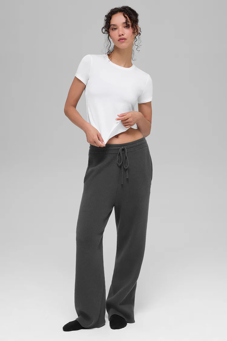 Scholar Straight Leg Sweatpant - Anthracite | Alo Yoga (US)
