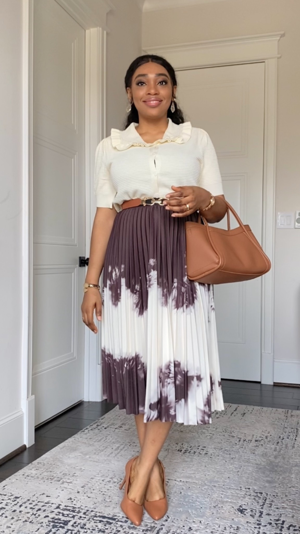 Pleated skirt