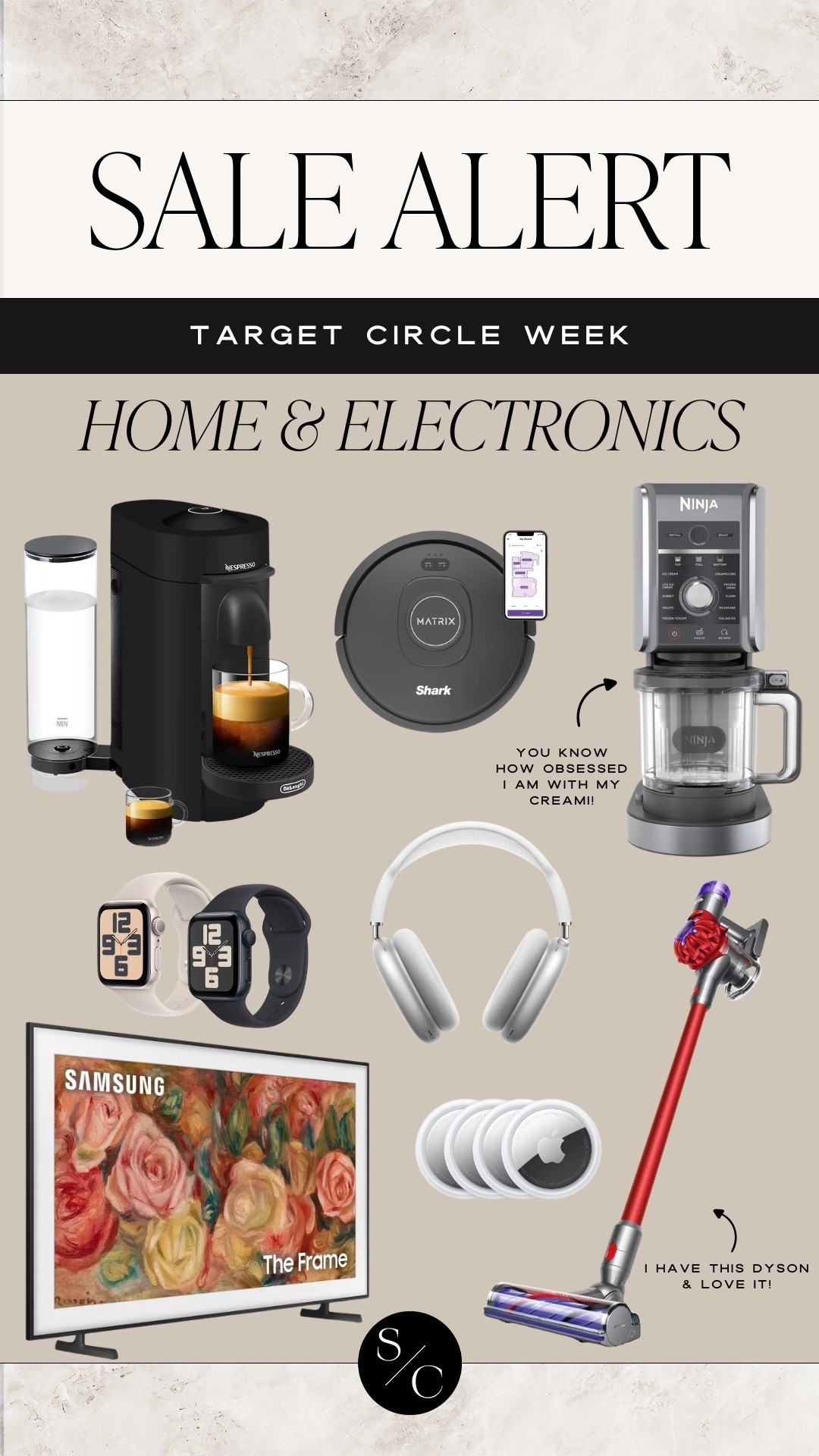 Target Circle Week 🎯 Home & Electronics Sale

Tech sale, headphones sale, vacuum sale, home sale, CREAMi sale, Nespresso sale, keurig sale, coffee sale, frame tv sale, Apple sale, target sale



#LTKHome #LTKSaleAlert