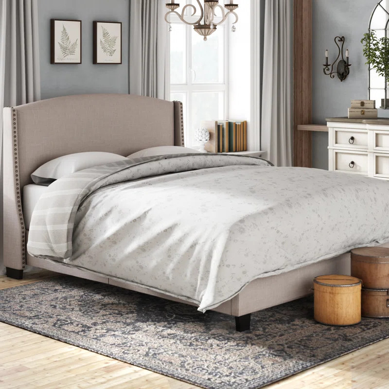 Dionis Queen Upholstered Low Profile Standard Bed | Wayfair North America