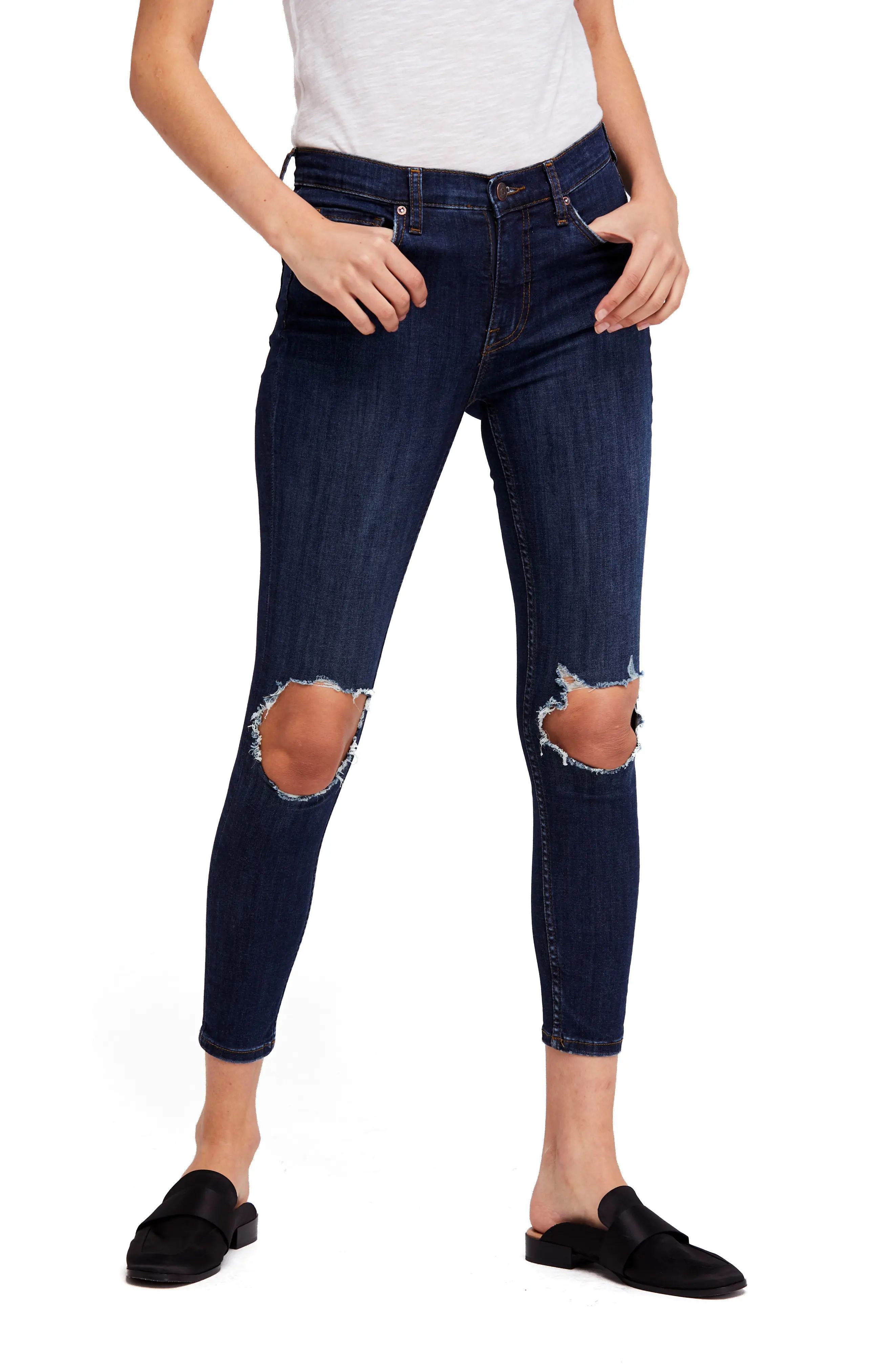 We the Free by Free People High Waist Ankle Skinny Jeans | Nordstrom