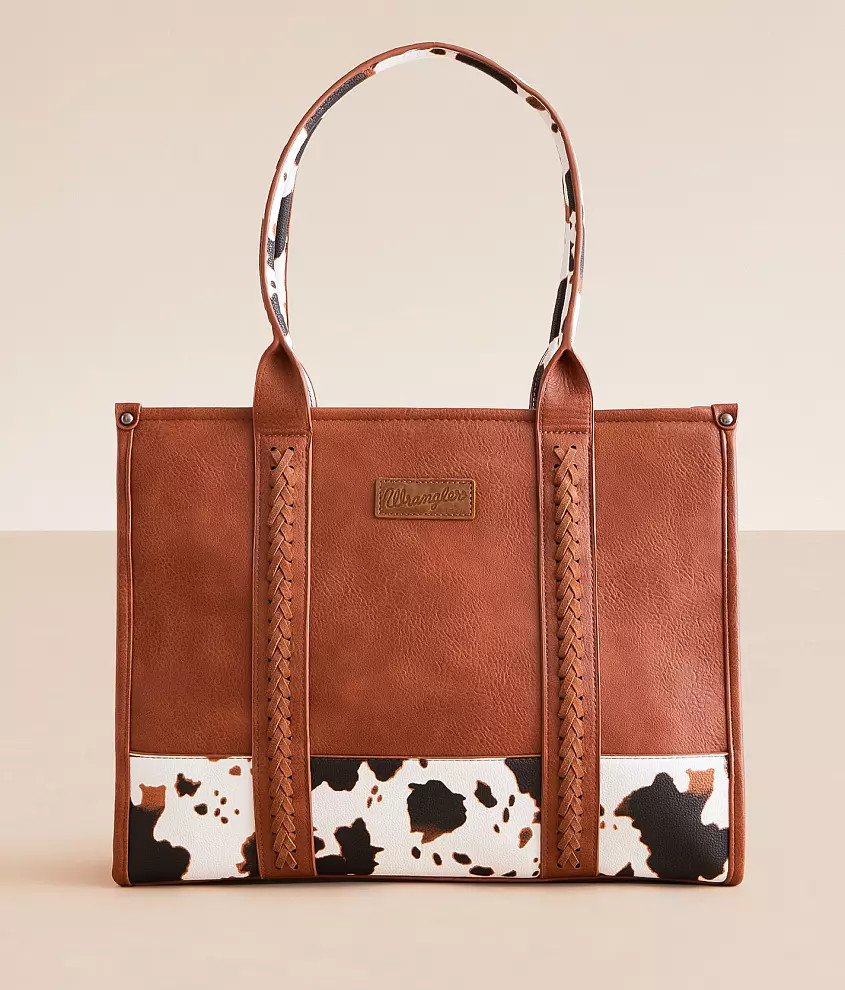 Cow Print Structured Tote | Buckle