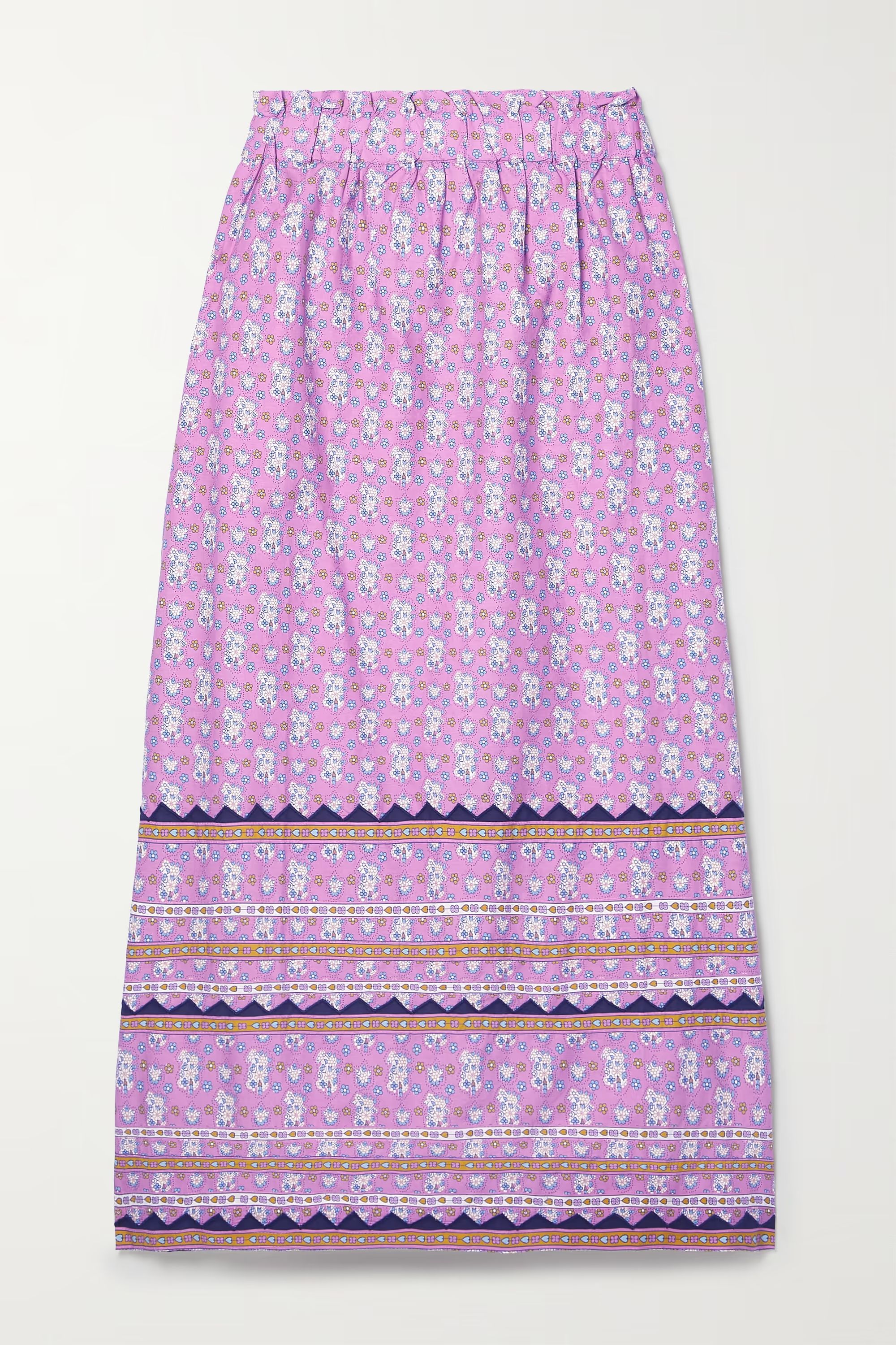 Perry floral-print cotton-poplin midi skirt | NET-A-PORTER (US)