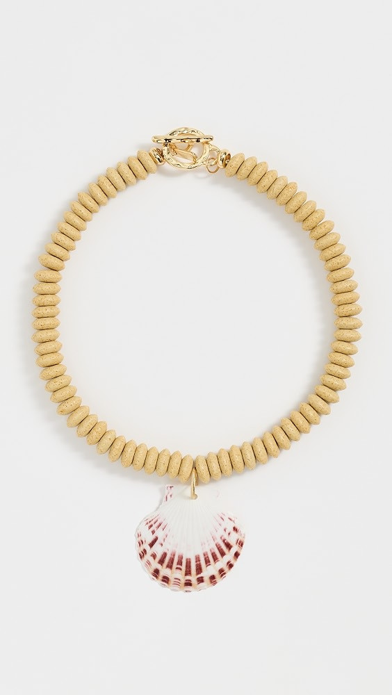 Carolina Yellow Shell Necklace | Shopbop