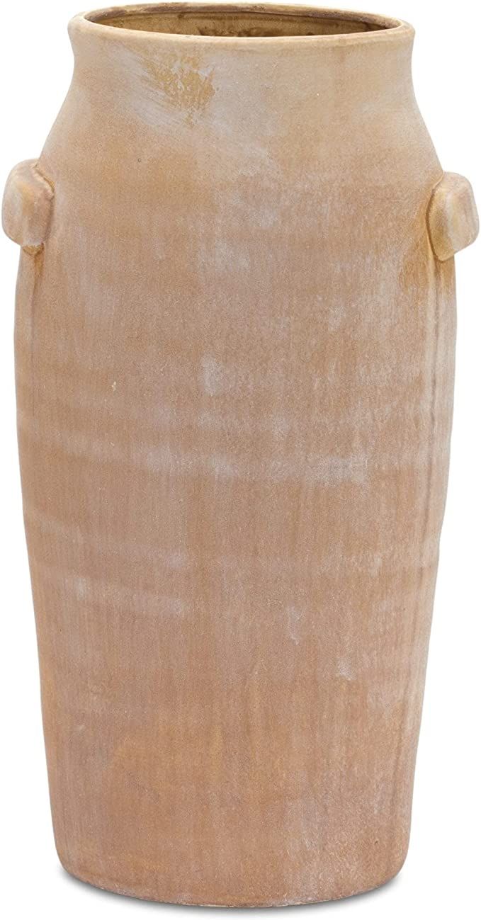 Terracotta Vase Brown Rustic Clay Distressed | Amazon (US)
