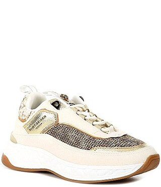 Kurt Geiger London Kensington Rhinestone Houndstooth Sneakers - 40.5(9.5) | Dillard's