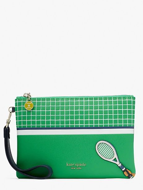 courtside tennis pouch wristlet | Kate Spade (US)